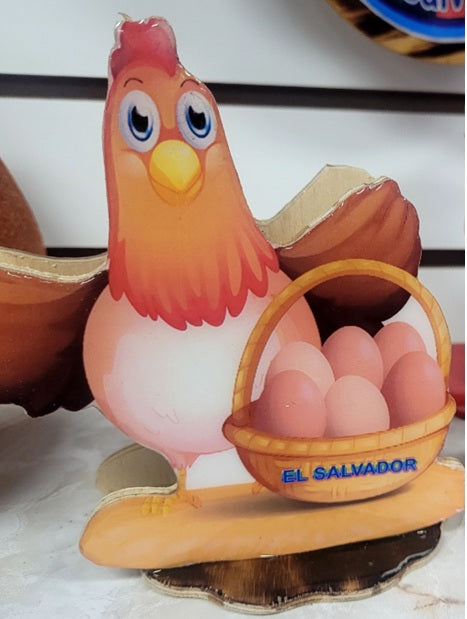Artesania salvadorena forma de pollo