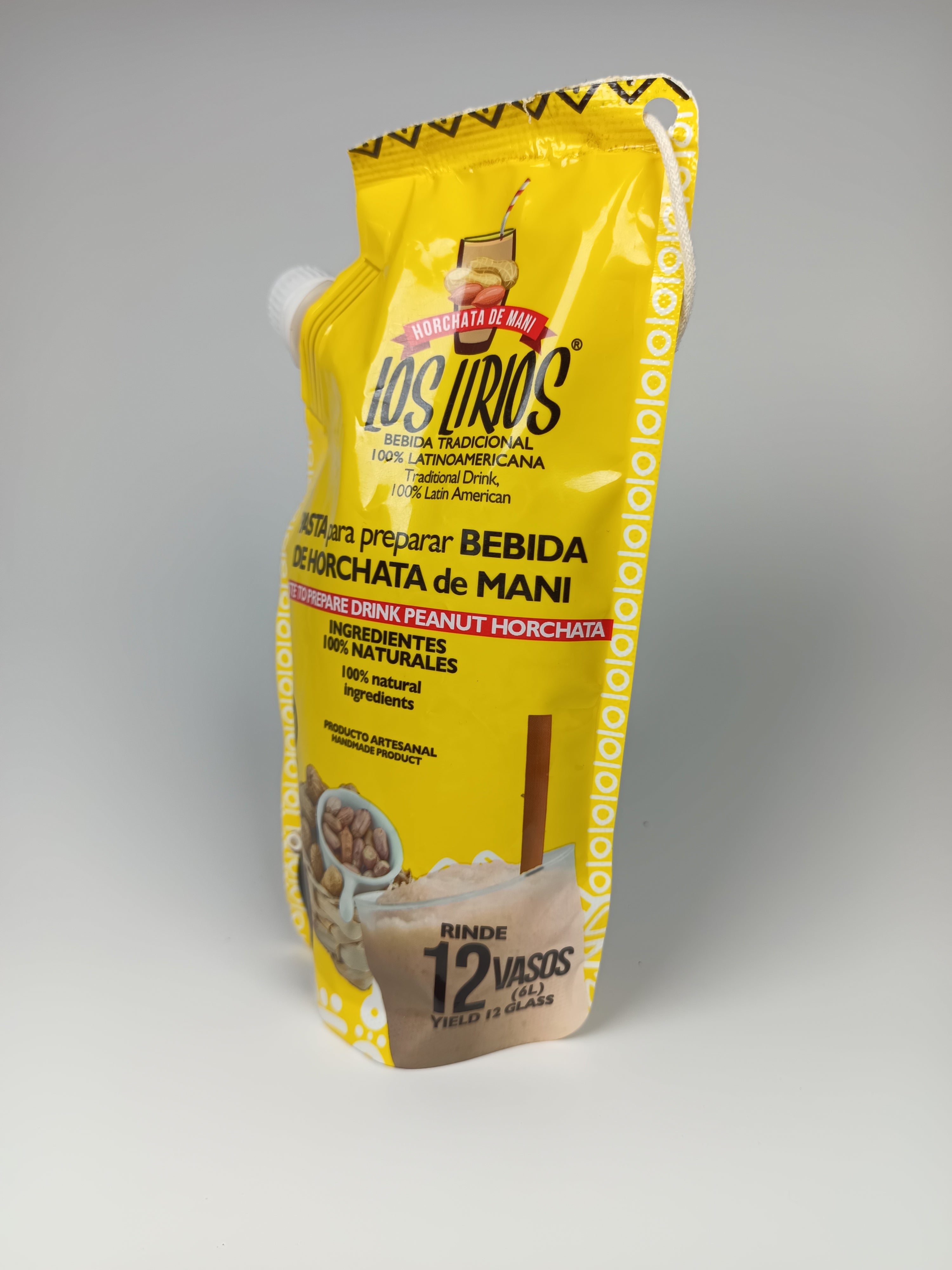 Horchata de mani en pasta. Facil de elaborar.