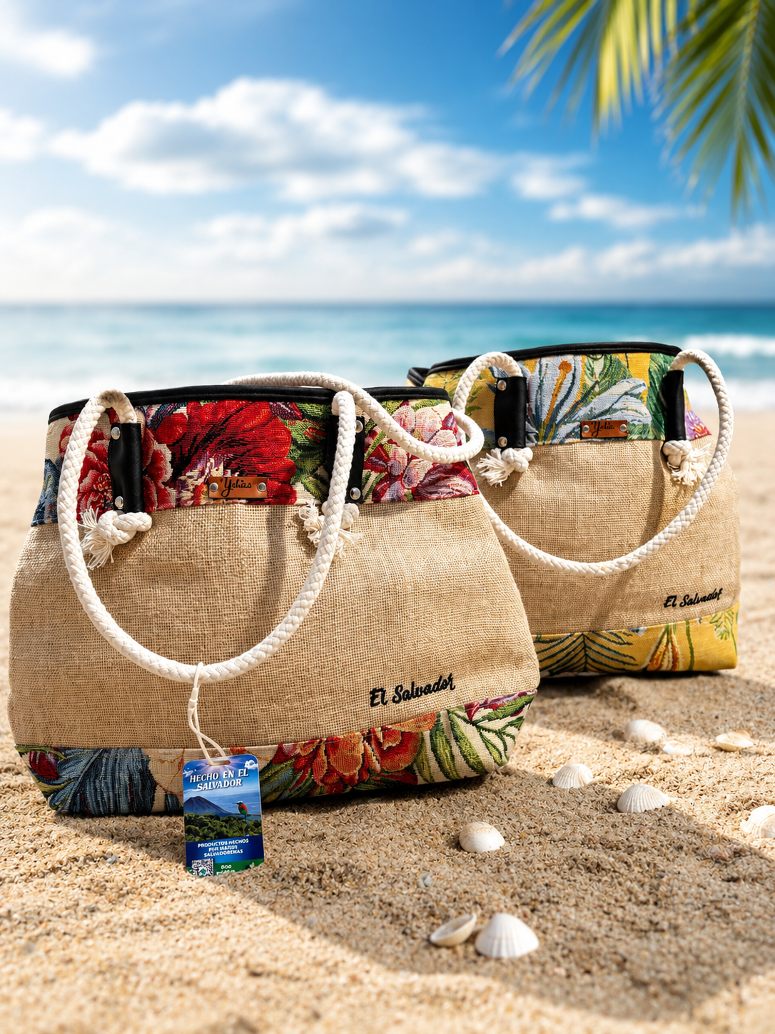Cartera Playera de Yute