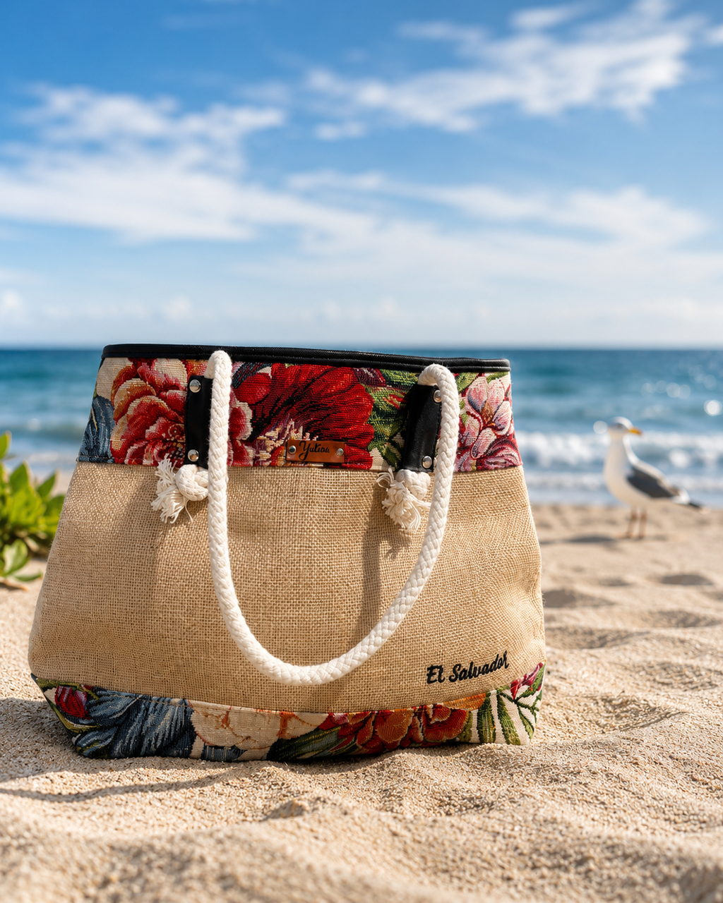 Cartera Playera de Yute